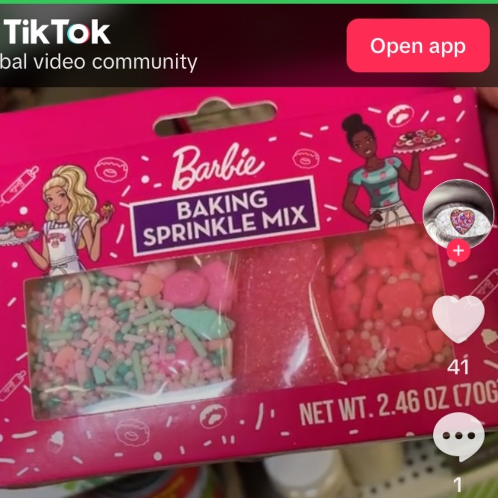Come On Barbie Let’s Go Party! Baking Sprinkle Mix for Cakes, Cookies, Cupcakes - Picture 3 of 8